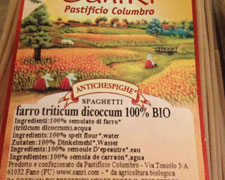 Immagine 1 di PASTA COLUMBRO DI FARINA DI  FARRO ANTICO TRAFILATA AL BRONZO