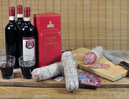 Immagine 1 di SALAME AL NEBBIOLO SALUMIFICIO ARTIGIANALE DESSILANI