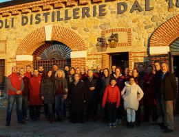 Immagine 3 di ACQUAVITE DI VINACCIA ELEVATA IN LEGNO DISTELLERIA POLI 1898