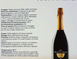 Immagine 1 di SPUMANTE BRUT METODO CLASSICO COLLINE TERAMANE MARTINA BIAGI