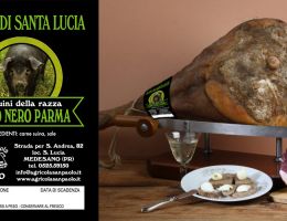 Immagine 1 di PROSCIUTTO CRUDO DI SANTA LUCIA DA SUINO NERO DI PARMA 30 MESI SALUMI SAN PAOLO
