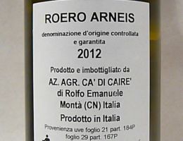 Immagine 1 di ROERO ARNEIS  D.O.C.G. MENELIC