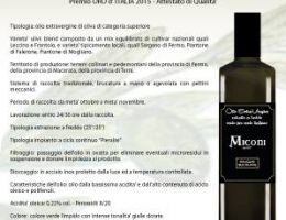 Immagine 5 di OLIO EXTRAVERGINE DI OLIVA BLEND DI CATEGORIA SUPERIORE  IL 5 CULTIVAR MARCHIGIANO