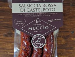 Immagine 1 di SALCICCIA ROSSA DI CASTELPOTO DA SUINO DEL VELLO PEZZATO
