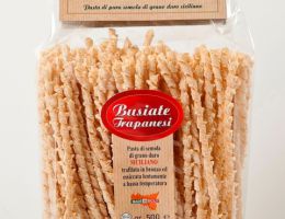 Immagine 1 di BUSIATA DI SEMOLA DI GRANOI DURO TRAFILATA AL BRONZO DELLA TRADIZIONE TRAPANESE