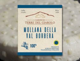 Immagine 1 di FORMAGGIO MOLLANA DELLA VAL BORBERA  A LATTE DI MUCCA CASEIFICIO TERRE DEL GIAROLO