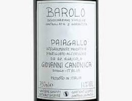 Immagine 1 di BAROLO D.O.C. PAIAGALLO GIOVANNI CANONICA
