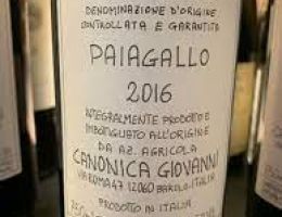 Immagine 3 di BAROLO D.O.C. PAIAGALLO GIOVANNI CANONICA