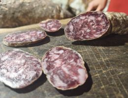 Immagine 1 di SALAME DI SUINO NERO DI PARMA  3 MESI SALUMIFICIO AGRICOLO BIO SAN PAOLO DI MEDESANO